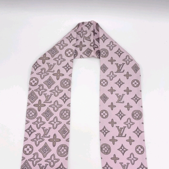 Louis Vuitton Monogram Bandeau Map Trunks M75551 Silk Scarf W/B i111117 - Picture 13 of 16